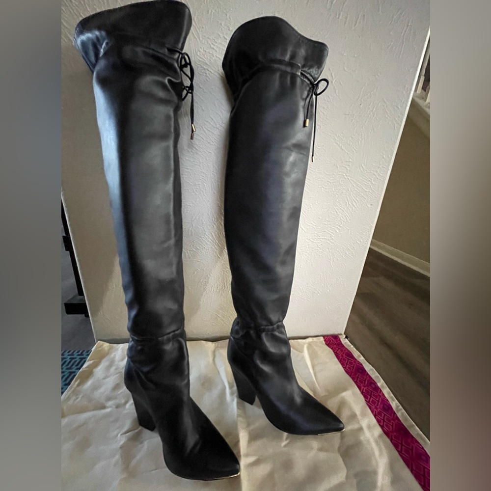 Tory Burch Lila Nappa Leather Scrunch Boot